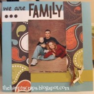 Family Scrapbook Page