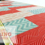 Quilted Spring Table Runner