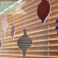 Large Wooden Christmas Ornaments