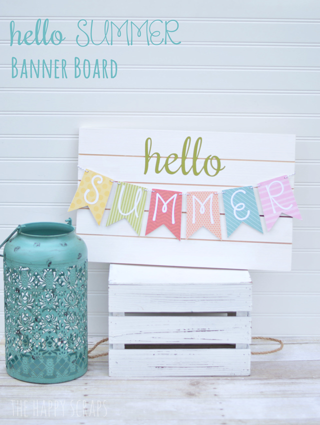 Hello Summer Banner Board