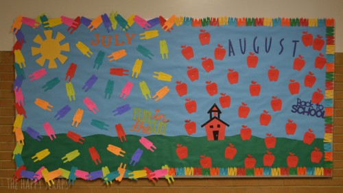 12 Months of Bulletin Board Ideas - The Happy Scraps