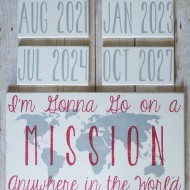 Hand Painted Mission Sign
