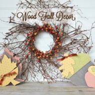 Stacking Fall Leaves and Acorns