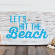 DIY Beach Sign