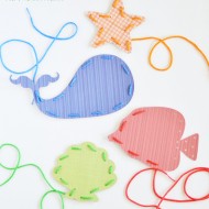 Kids Craft – DIY Lacing Cards