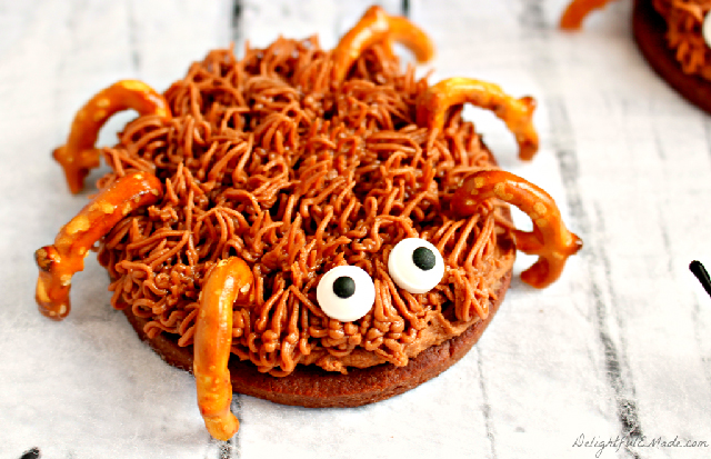 Chocolate-Sugar-Cookie-Spiders-by-DelightfulEMade