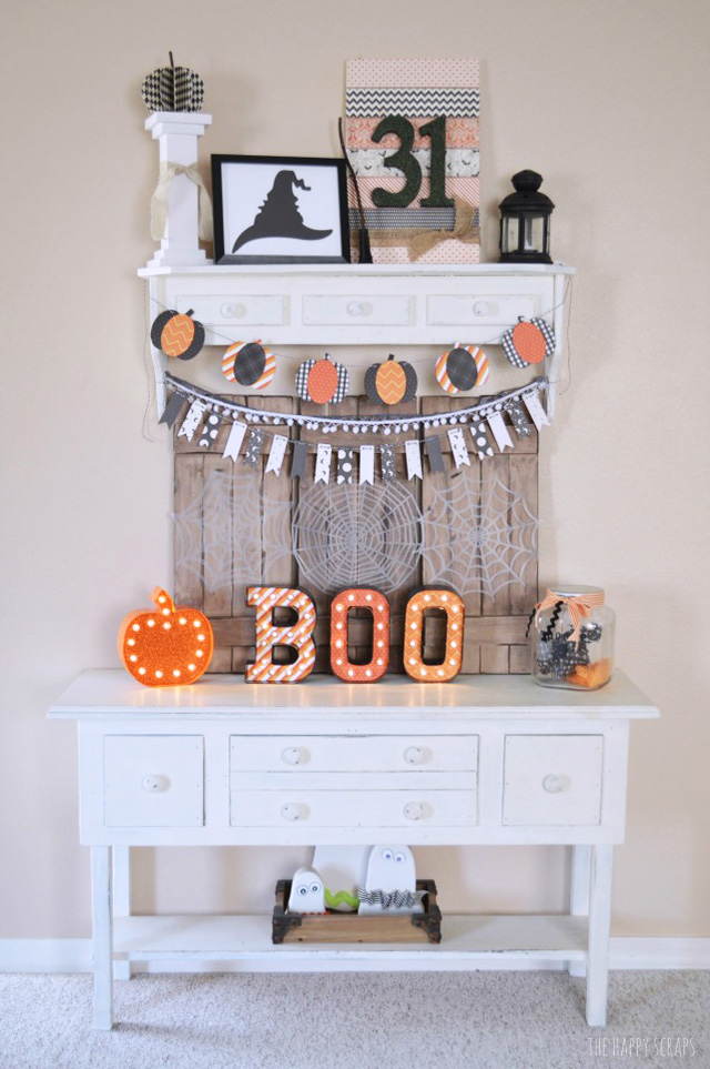 Today, I'm sharing my fun Orange, Black & White Halloween Decor. I've changed a few things up since the last couple of years. Stop by and check it out!