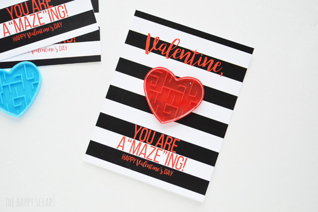 Need a quick + fun classroom valentine? Let your kids hand out these fun Valentine, you are a"maze"ing cards for their valentine's this year. 