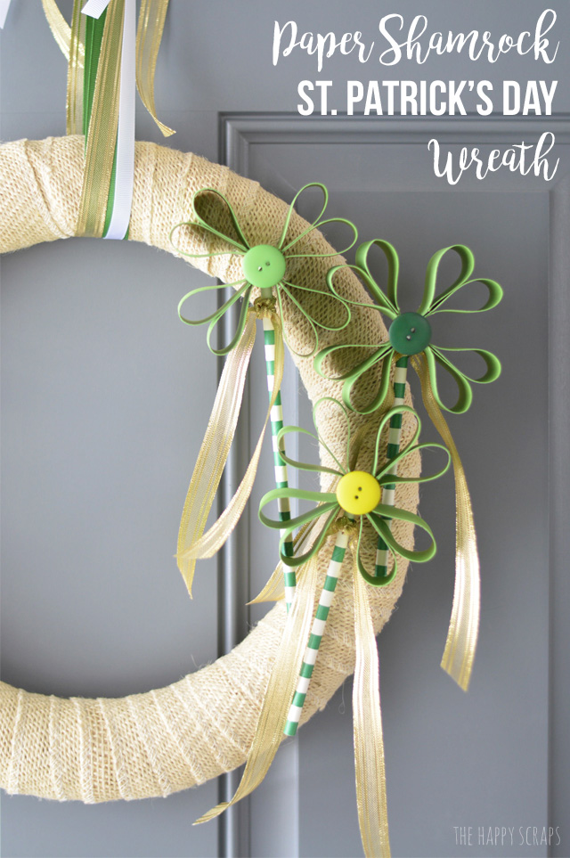 Use your 1-2-3 Punch Board to create this fun + simple Paper Shamrock Wreath. I'm sharing the full tutorial on the blog today. 