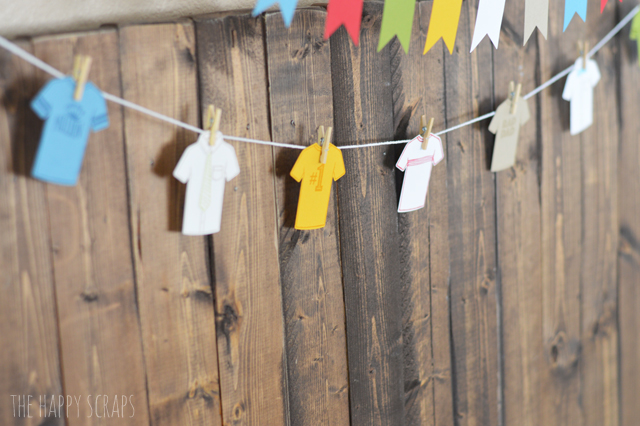 Create this fun Father's Day Garland to help celebrate Father's Day. Use it as decor on the front of a serving table, or hang it as a banner. 