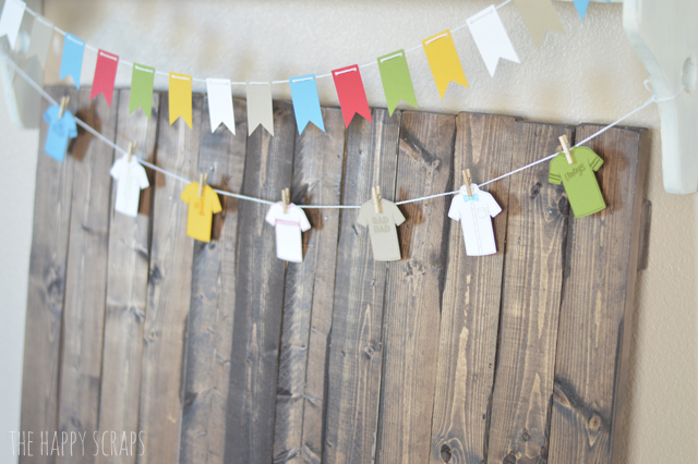 Create this fun Father's Day Garland to help celebrate Father's Day. Use it as decor on the front of a serving table, or hang it as a banner. 