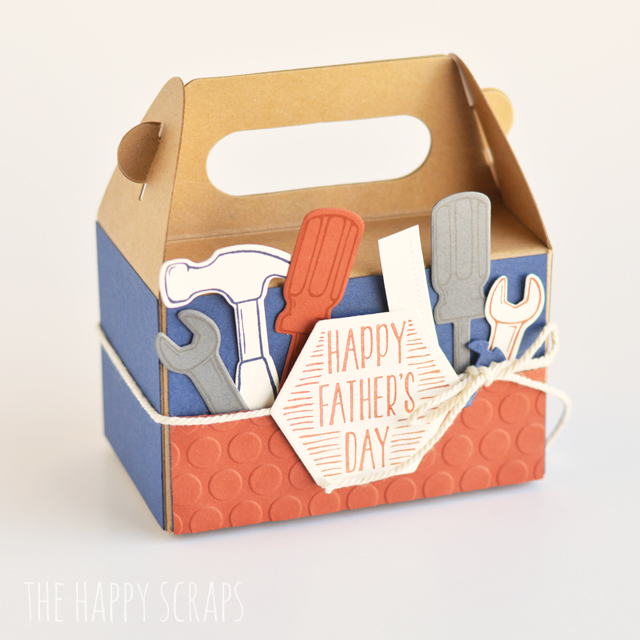 Father's Day Tool Box Gift Card Holder The Happy Scraps