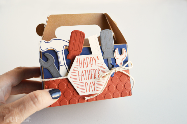 This Father's Day Tool Box Gift Card Holder is the perfect way to gift dad a fun gift card. He will love getting this little tool box for Father's Day!