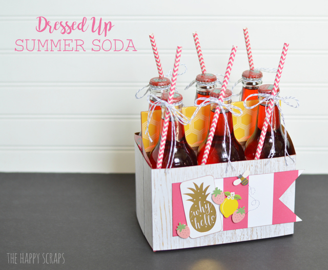 Put together some Dressed Up Summer Soda for your next backyard barbecue or summer picnic. It's the perfect and fun addition! 