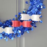 Red, White & Blue Patriotic Wreath
