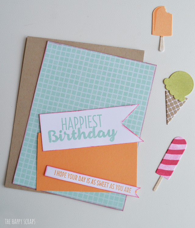These Cool Treats Cards are fun and easy to put together using the Cool Treats Stamp Set along with the Frozen Treats Framelits Dies from Stampin' Up!