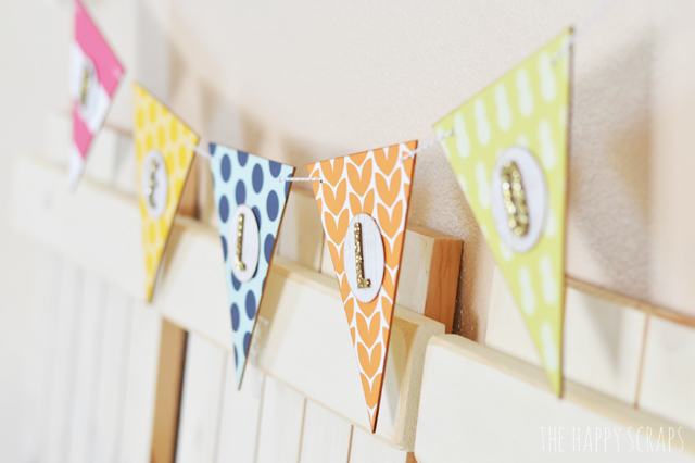Creating this Colorful Hello Banner is simple to do and it's the perfect addition to any other summer decor with its bright colors! 