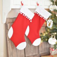 Handmade Christmas Stockings with the Cricut Maker
