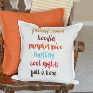 Fall is Here – Fall Pillow with the Cricut EasyPress