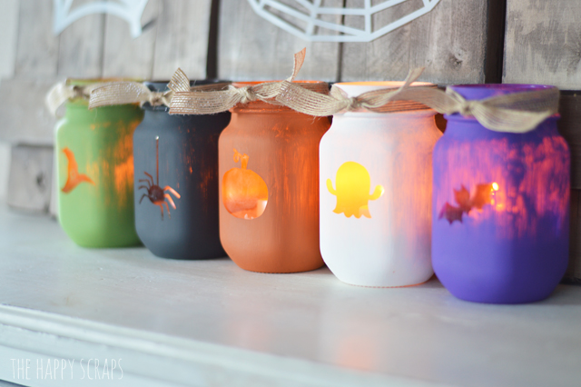 Stop by and check out these fun Painted Halloween Luminary Jars. I've got the tutorial on the blog + see what one of my must haves is for my craft room. 