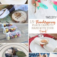 15 Thanksgiving Place Cards to Make with Your Cricut