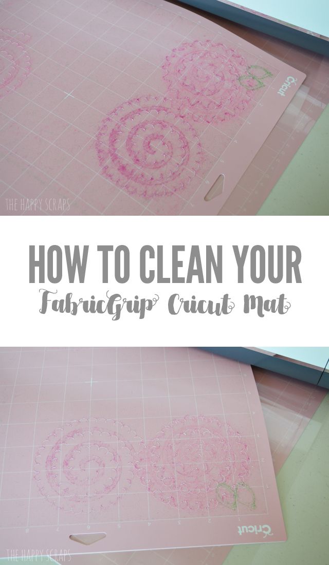 Learn How to Clean Your FabricGrip Cricut Mat when it get dirty. It's easier than you might think and will make your mat last longer. 