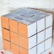Rubik’s Cube Valentine Box