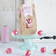 Valentine Treat Bag with Printable Tag