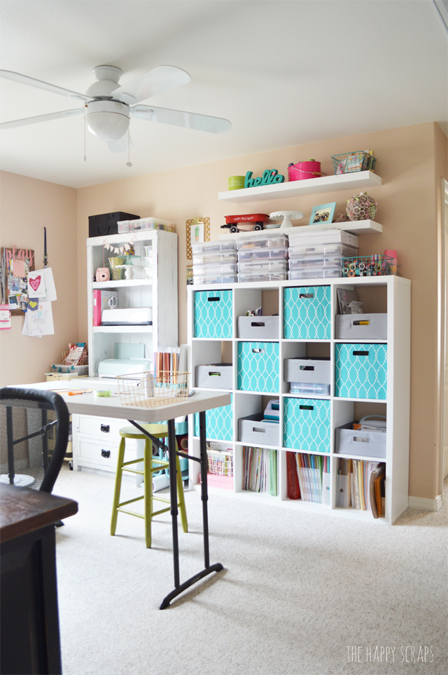 Wizard Blokkeren Verbinding verbroken Cute & Functional Craft Room on a Budget - The Happy Scraps