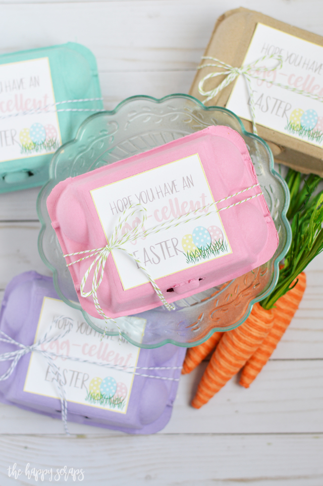 If you need a fun little gift to give a family member, friend, or neighbor this Easter, then you need to put together this fun Egg Carton Easter Gift. Fill it with all of your favorite Easter treats! 
