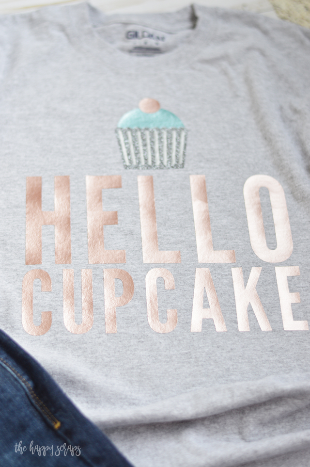 Everyone needs more cupcakes in their life, right? Make yourself this Hello Cupcake T-Shirt. It's super cute and fun to wear! 