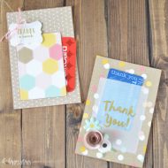 End of Year Teacher Gift – Gift Card Holder