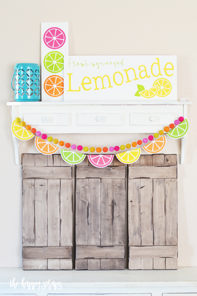 Are you ready for Summer?! While the calendar might not say it is summer yet, it sure feels like it in my home with this Colorful Citrus Summer Decor! 