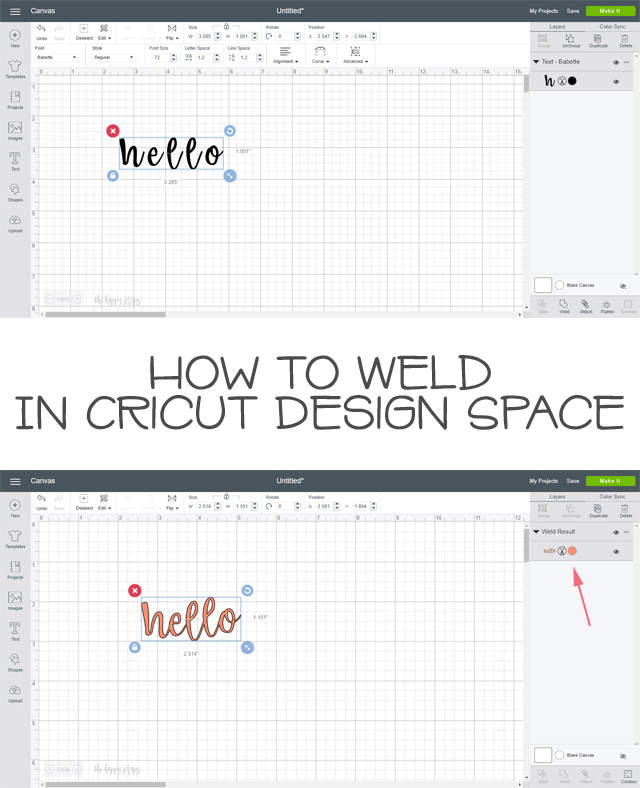 How to Weld in Cricut Design Space can be a game changer for using your Cricut Machines. Check out just how easy it is to do! 