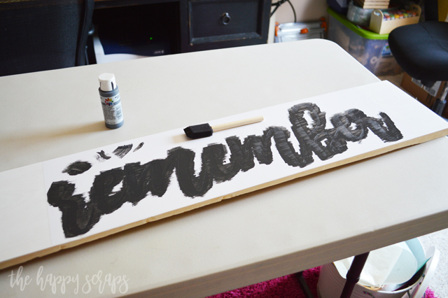 With this Handmade Remember Sign tutorial, you can create any kind of sign for your home. These signs are fun & easy to make & completely customizable! 