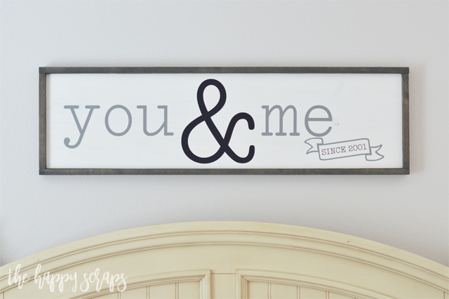 Create this fun Master Bedroom Sign with Cricut EasyPress 2 to hang in your bedroom. It's the perfect afternoon project! Tutorial is on the blog. 