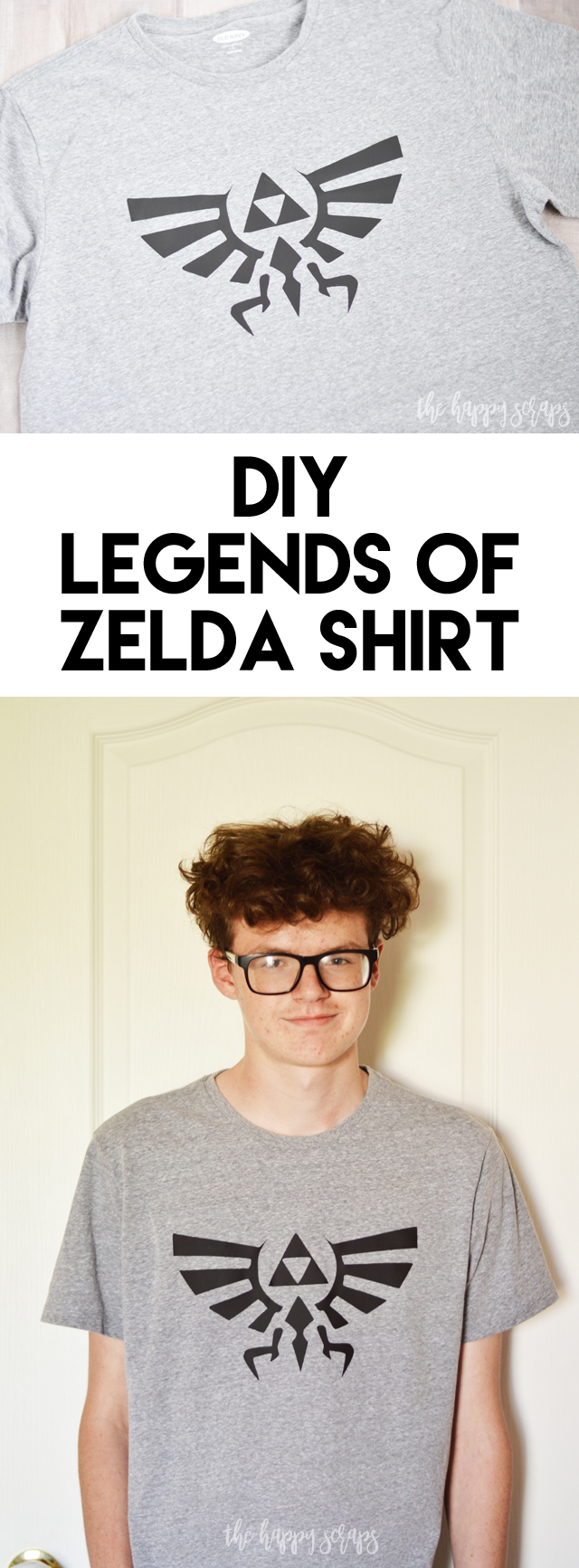 I'm pretty sure I just scored in the mom department when I gave this DIY Legends of Zelda Shirt to my son. He's pretty excited about it!