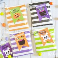 Halloween Treat Bags with Printable Tags