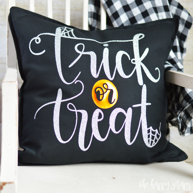 These DIY Halloween Throw Pillows are the perfect addition to your home for Halloween! The silver, orange, and black are the perfect combination! 