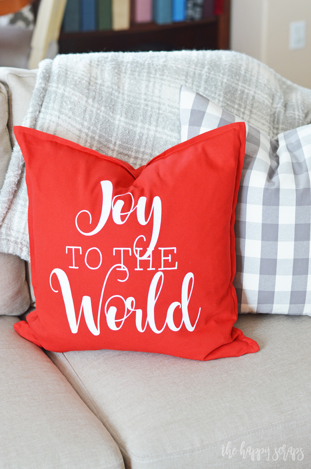 These DIY Christmas Throw Pillows are a quick and easy project that will have your home ready for Christmas in no time! Get the tutorial on the blog. 