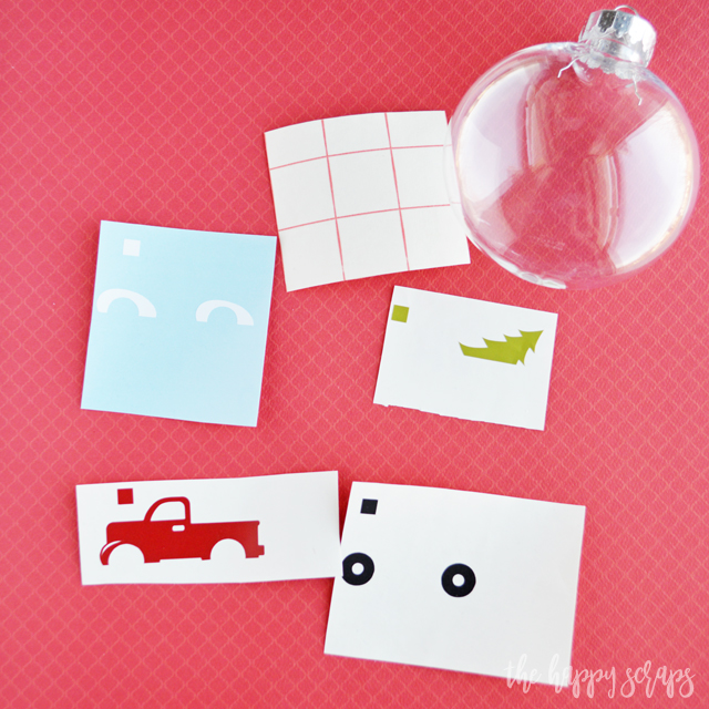 You'll have this DIY Red Truck Christmas Ornament put together in no time! Also learn how to layer multiple colors of vinyl! 