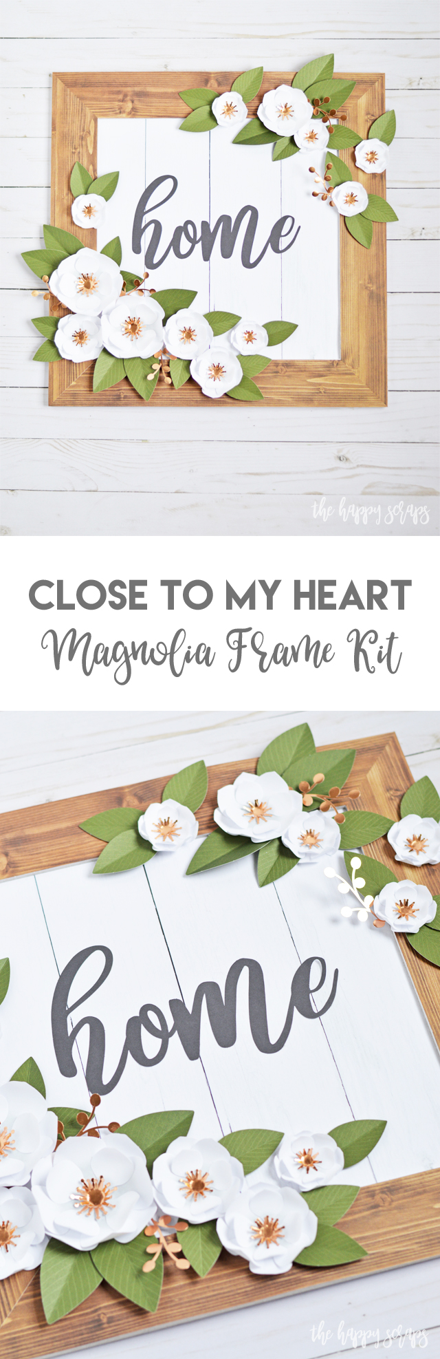 This Magnolia Frame Kit, only available during January, is the perfect afternoon project that is ready to be made! Everything you need is in the kit! 