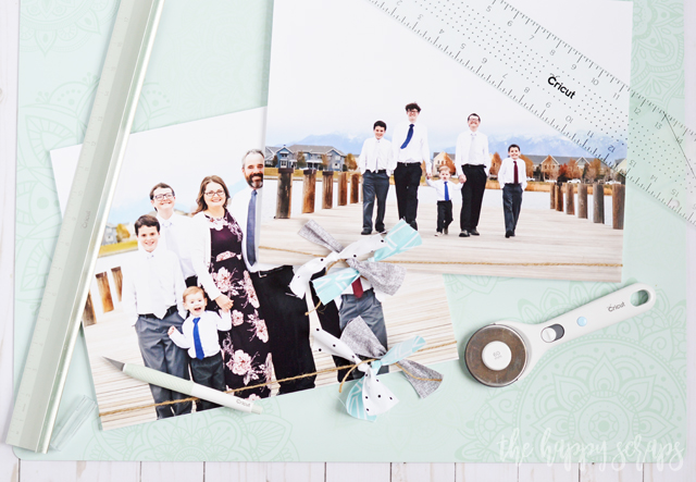Creating these Embellished Wall Photos with Cricut Crafting Tools couldn't be easier! Mount your own photos (they look amazing) and embellish them. 