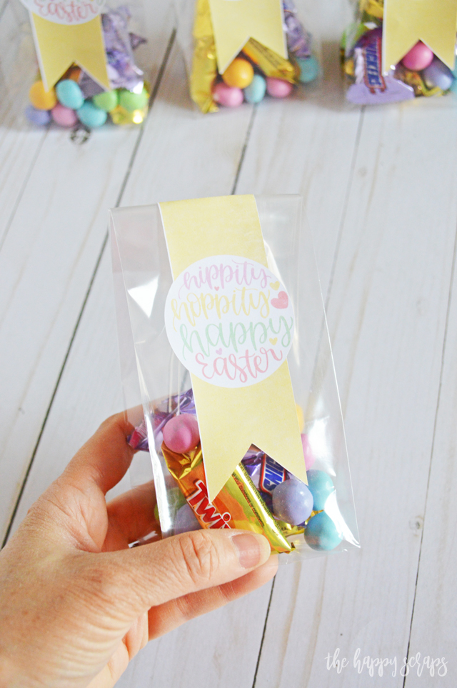 Put this cute Happy Easter Treat Bag together in no time with the Print then Cut feature on the Cricut. If you've never tried this, you NEED to! 