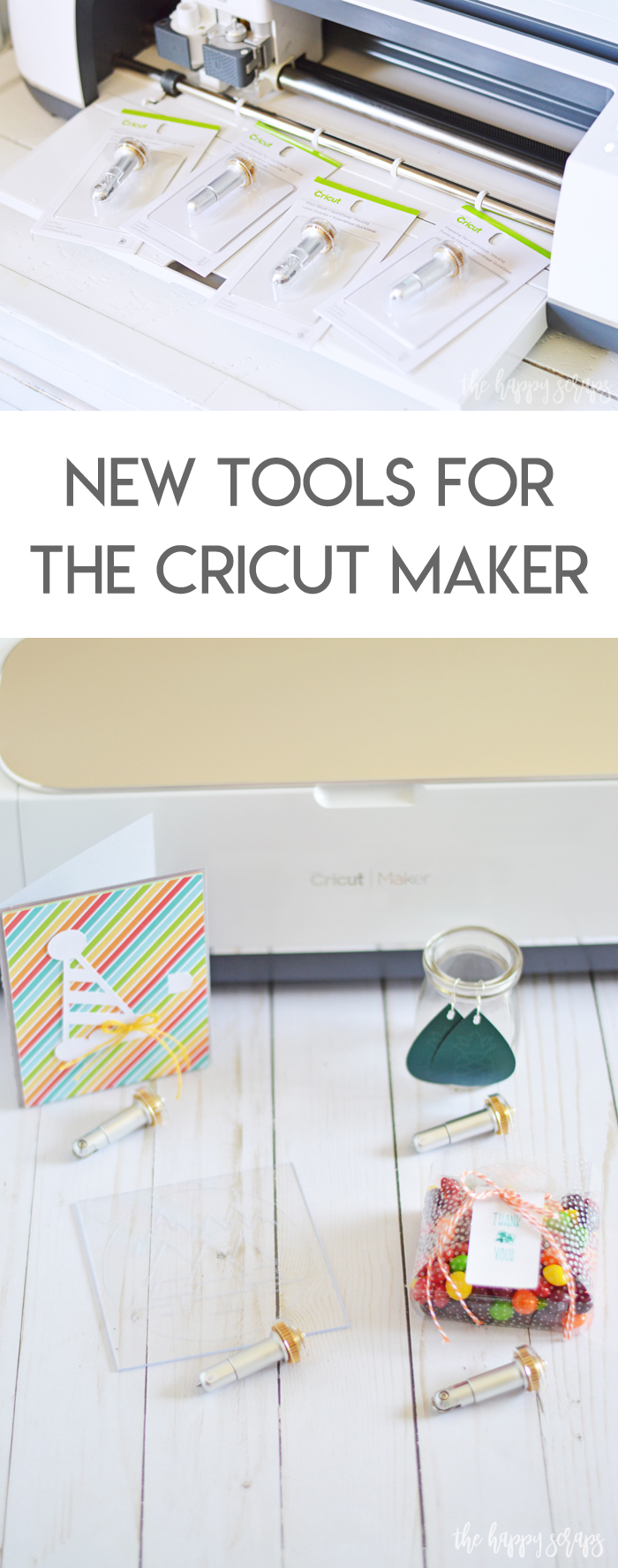 These four New Tools for the Cricut Maker will be the perfect addition to your crafting space! They are so fun and versitle to use!