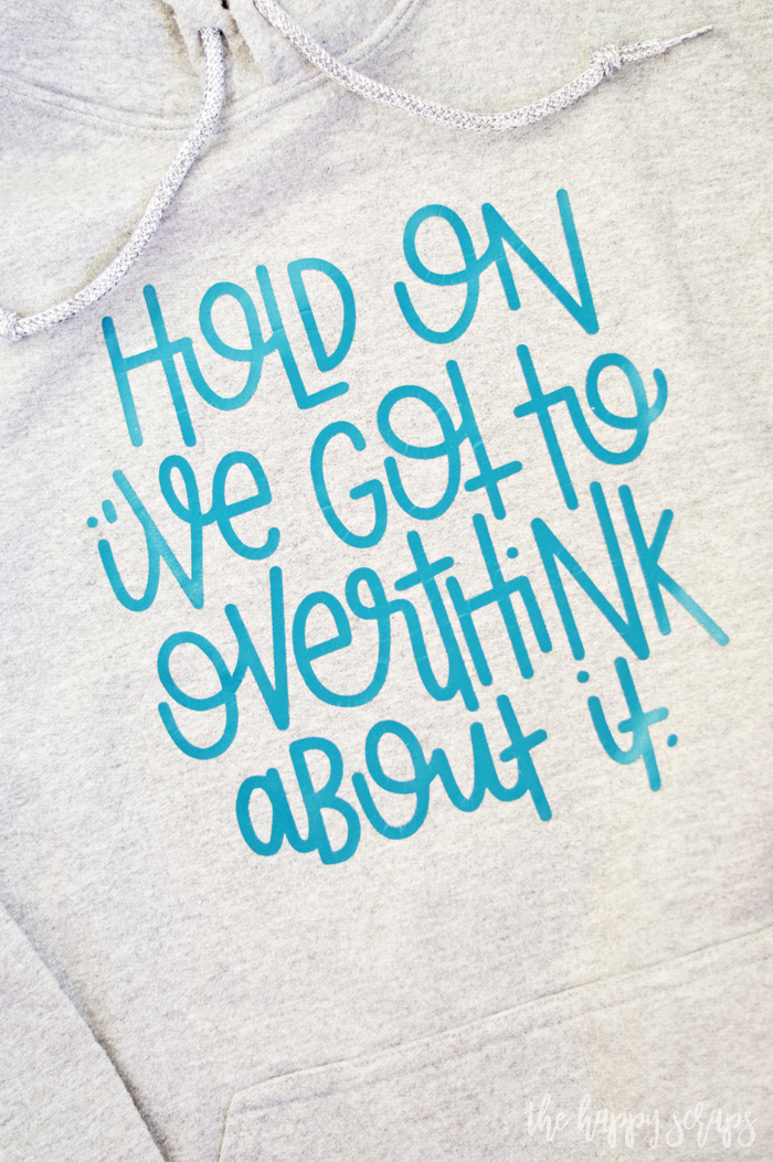 Raise your hand if you need a Hold On I've Got To Overthink About It Sweat Shirt?! This is one of my favorite sweat shirts, because, truth!