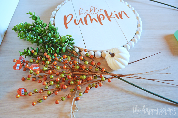 This Hello Pumpkin Fall Door Decor is sure to make sure to bring a smile to any guest to your home. Get the free SVG + tutorial on the blog.