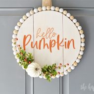 Hello Pumpkin Fall Door Decor