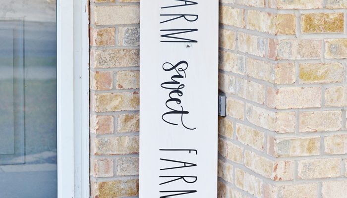 Farm Sweet Farm Front Porch Sign with the Cricut Maker 3